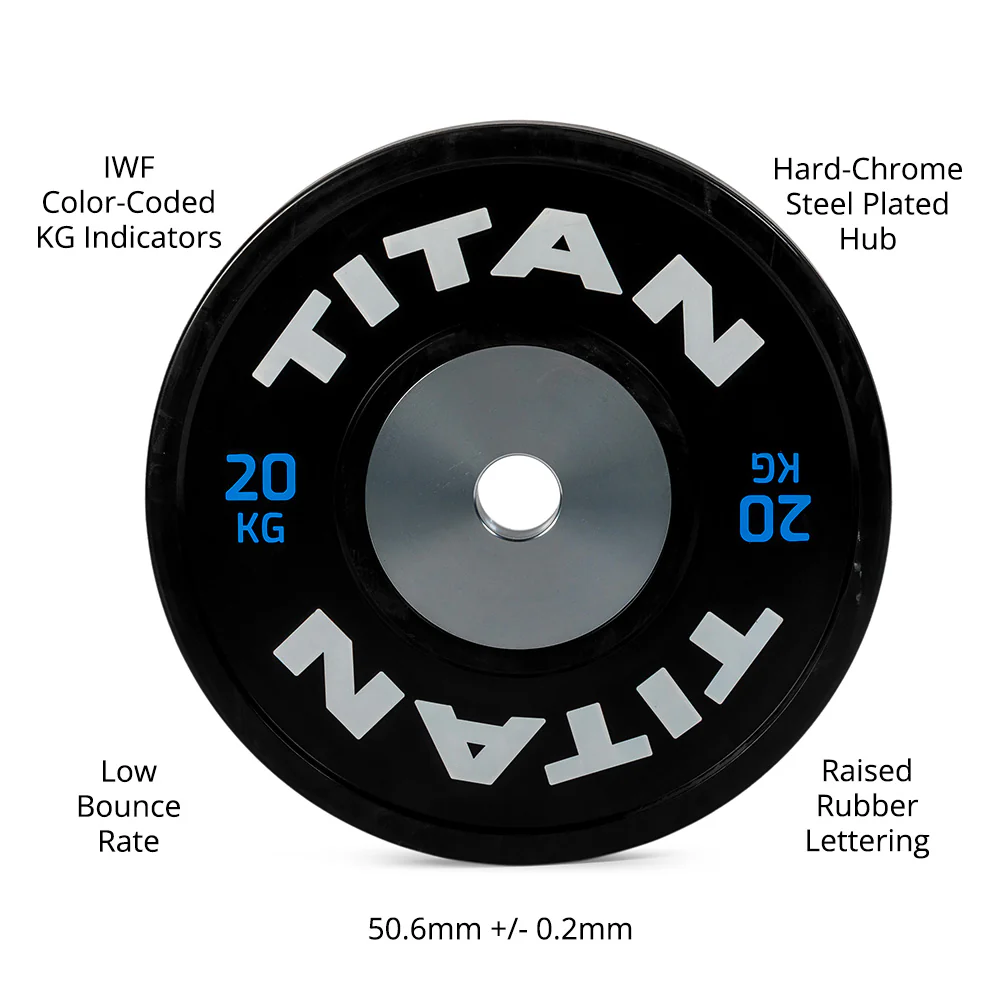 140 KG Set Elite Competition Plates - Image 7