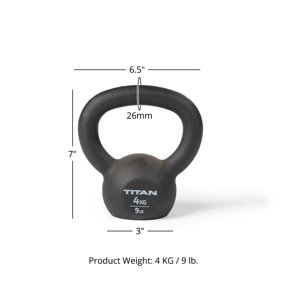 Scratch and Dent, 4 KG Cast Iron Kettlebell - Image 6