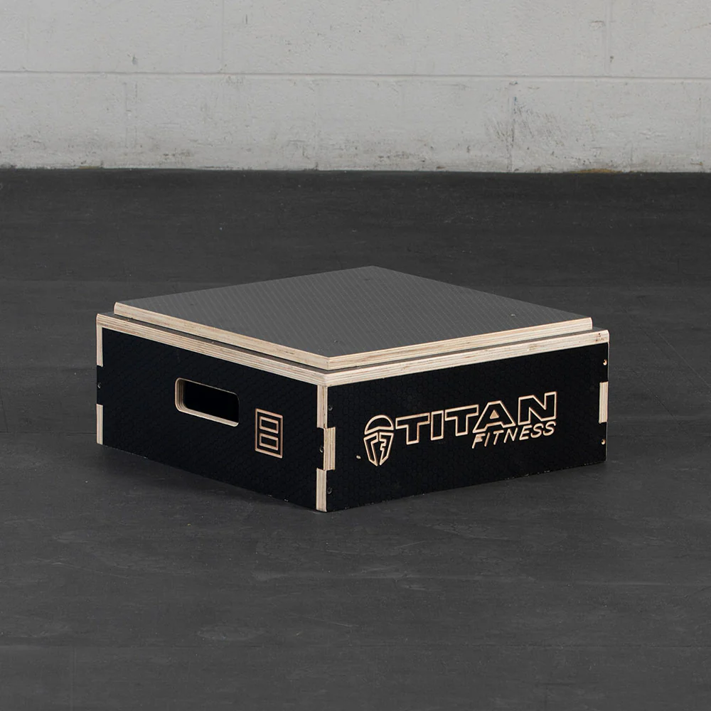 Scratch and Dent, 8" Stackable Wooden Plyo Box - Image 2