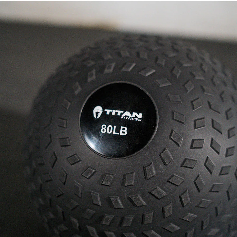 Scratch and Dent, 80 LB Rubber Tread Slam Ball - Image 2
