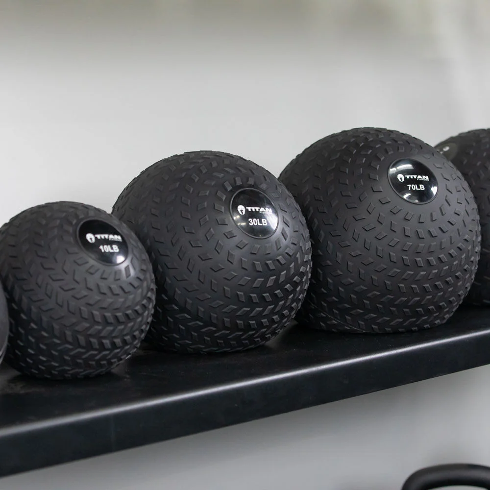 Scratch and Dent, 90 LB Rubber Tread Slam Ball - Image 4