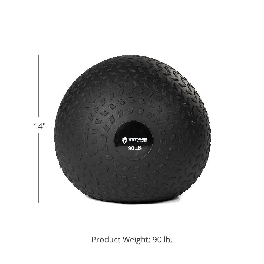 Scratch and Dent, 90 LB Rubber Tread Slam Ball - Image 9