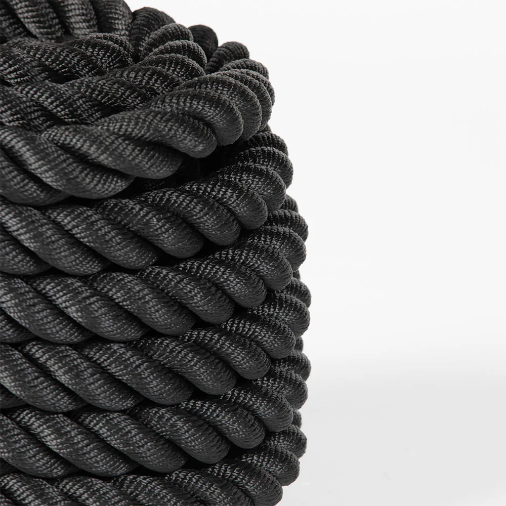 Scratch and Dent, 40' x 1.5" Battle Rope Black Poly Dacron - Image 7