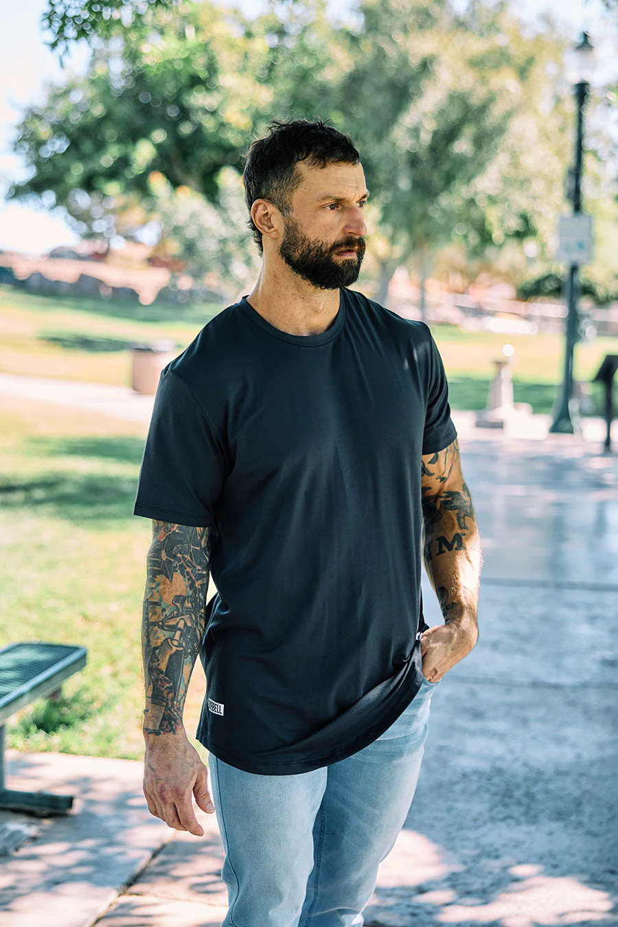 Barbell Apparel Fitted Drop Hem - Image 27