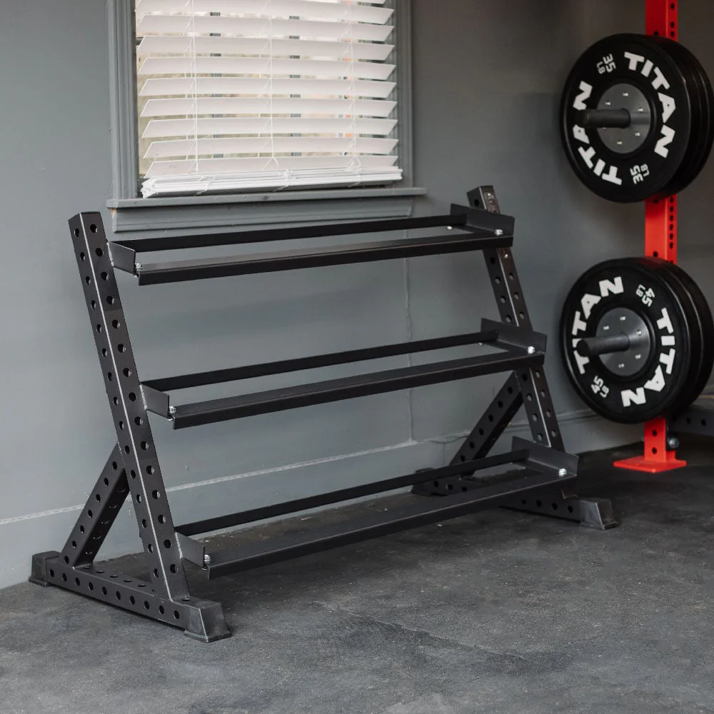 Scratch and Dent, 3-Tier Dumbbell Weight Rack - Image 2