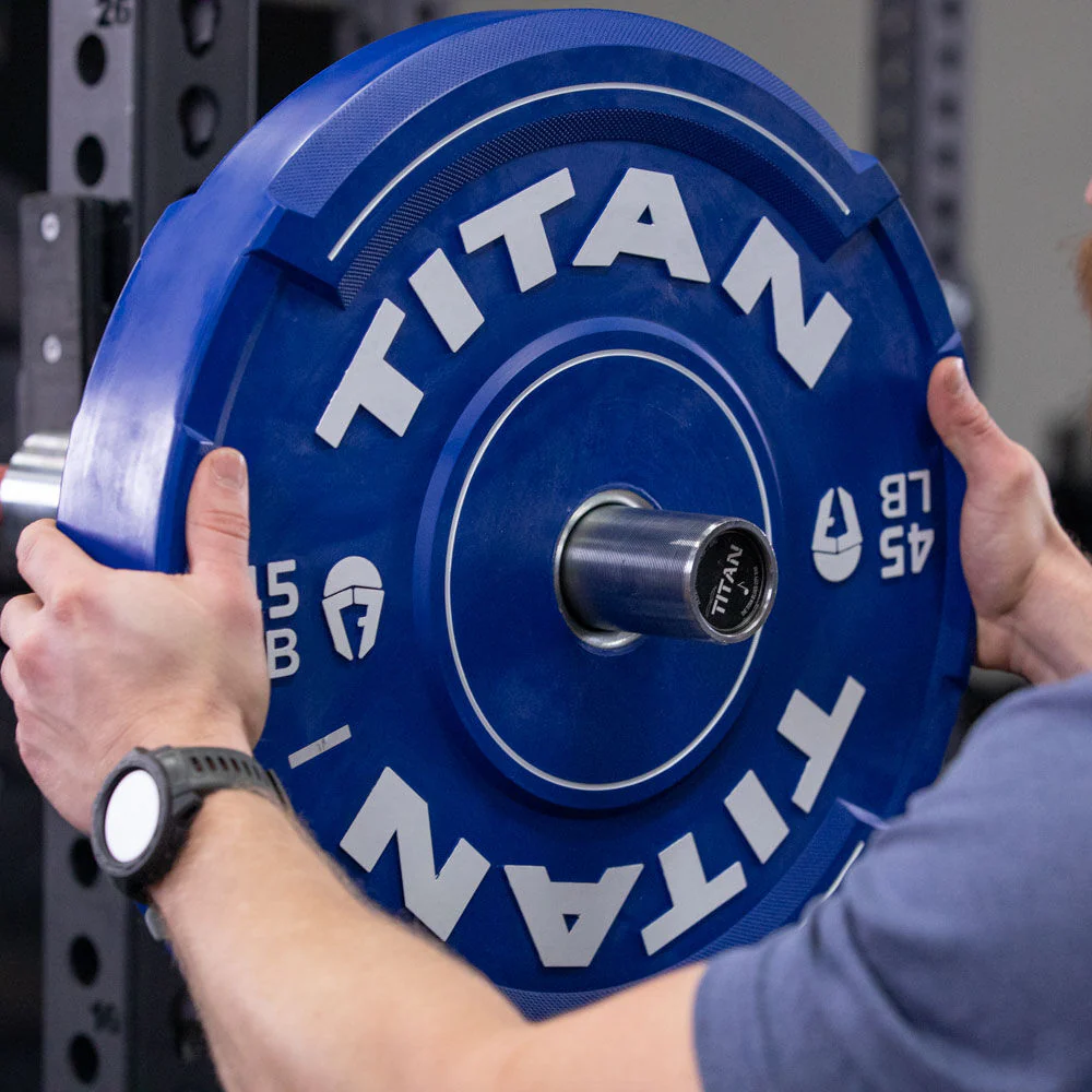 Scratch and Dent, 45 LB Single EZ-Grip Color Bumper Plate - Image 3