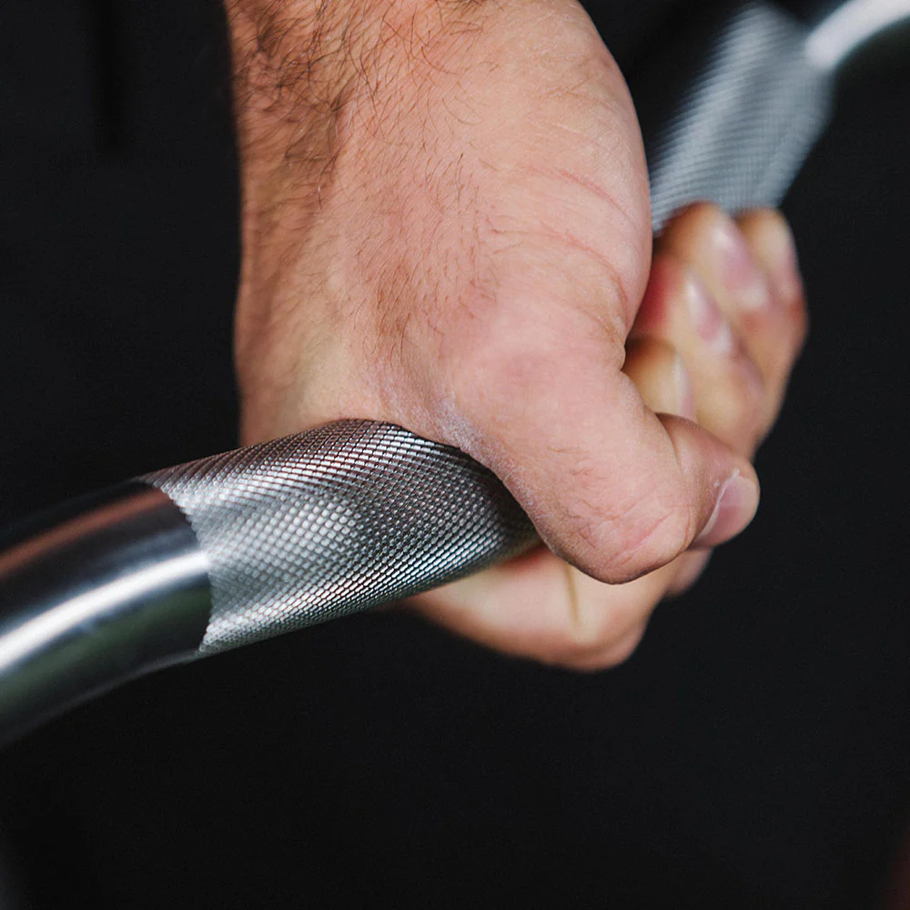 60 LB EZ Curl Fixed Urethane Barbell - Image 3