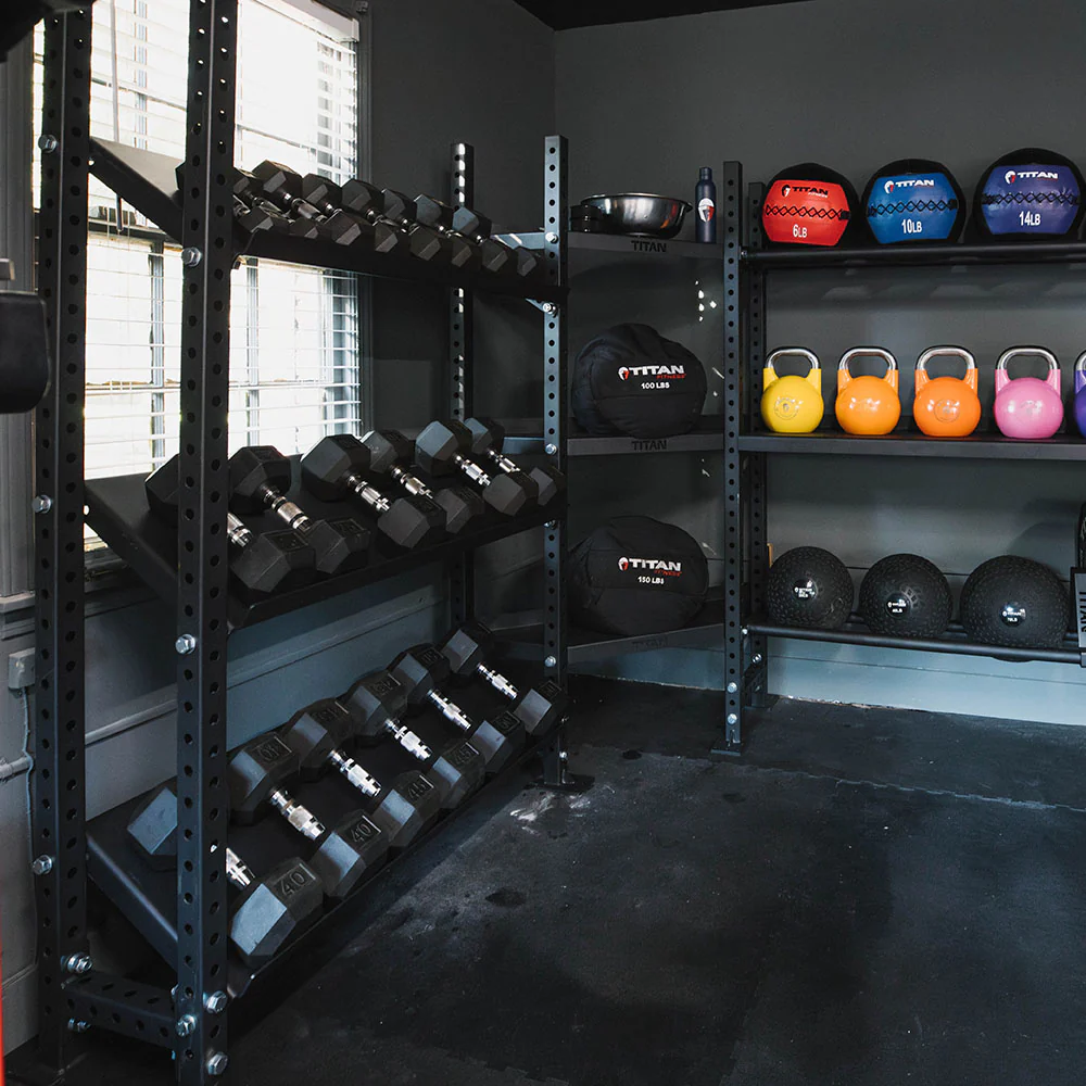 Scratch and Dent, Elite Series 2-Tier Mass Storage System with 42" Adjustable Shelves - Image 5