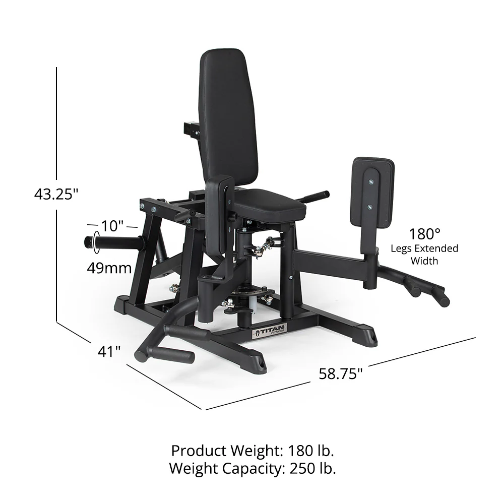Scratch and Dent, Plate-Loaded Hip Abductor And Adductor Exercise Machine - Image 14