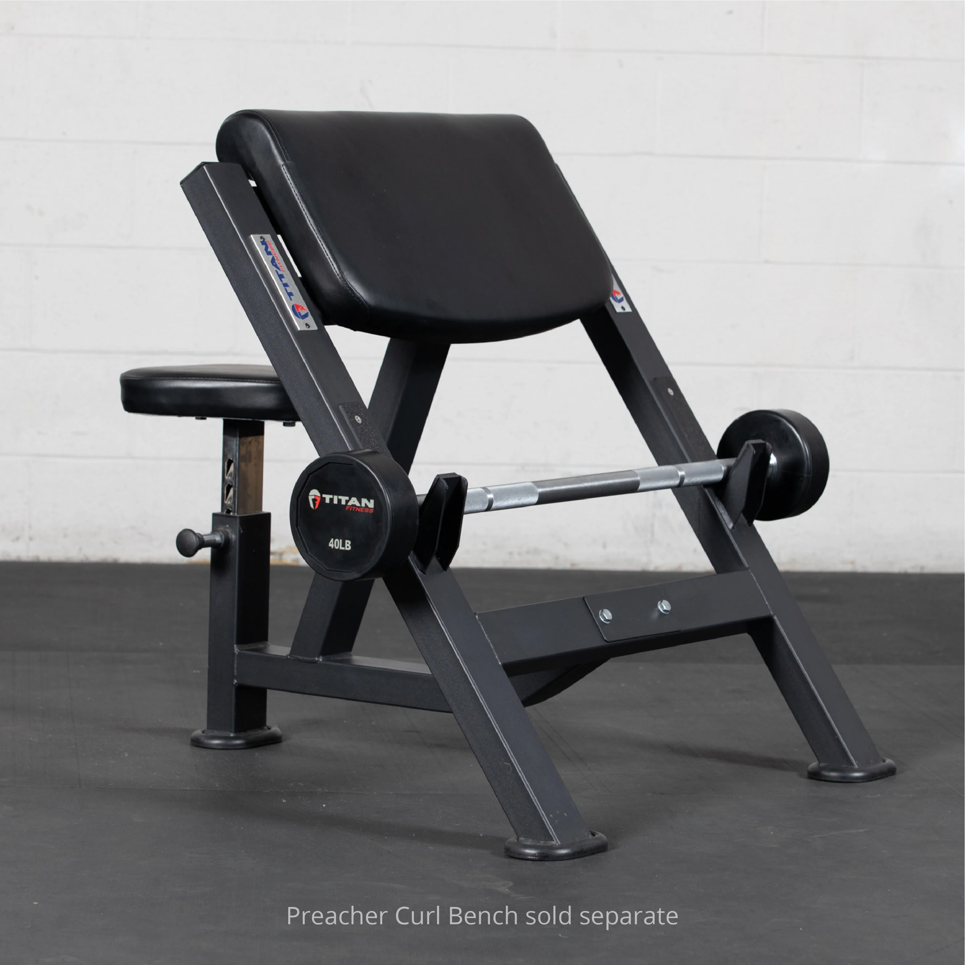 Scratch and Dent - Rubber Fixed Barbell | Straight | 40 LB - FINAL SALE - Image 2