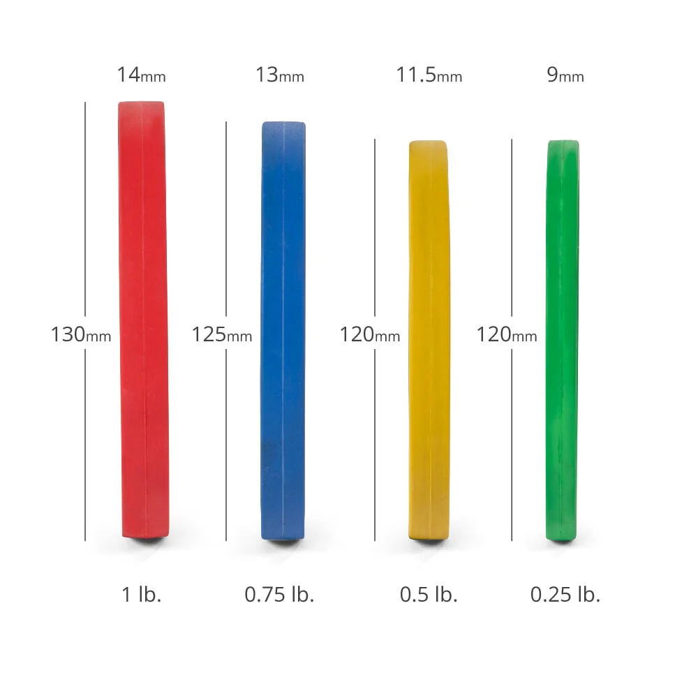 Scratch and Dent, 5 LB Set Color Fractional Plates - Image 5