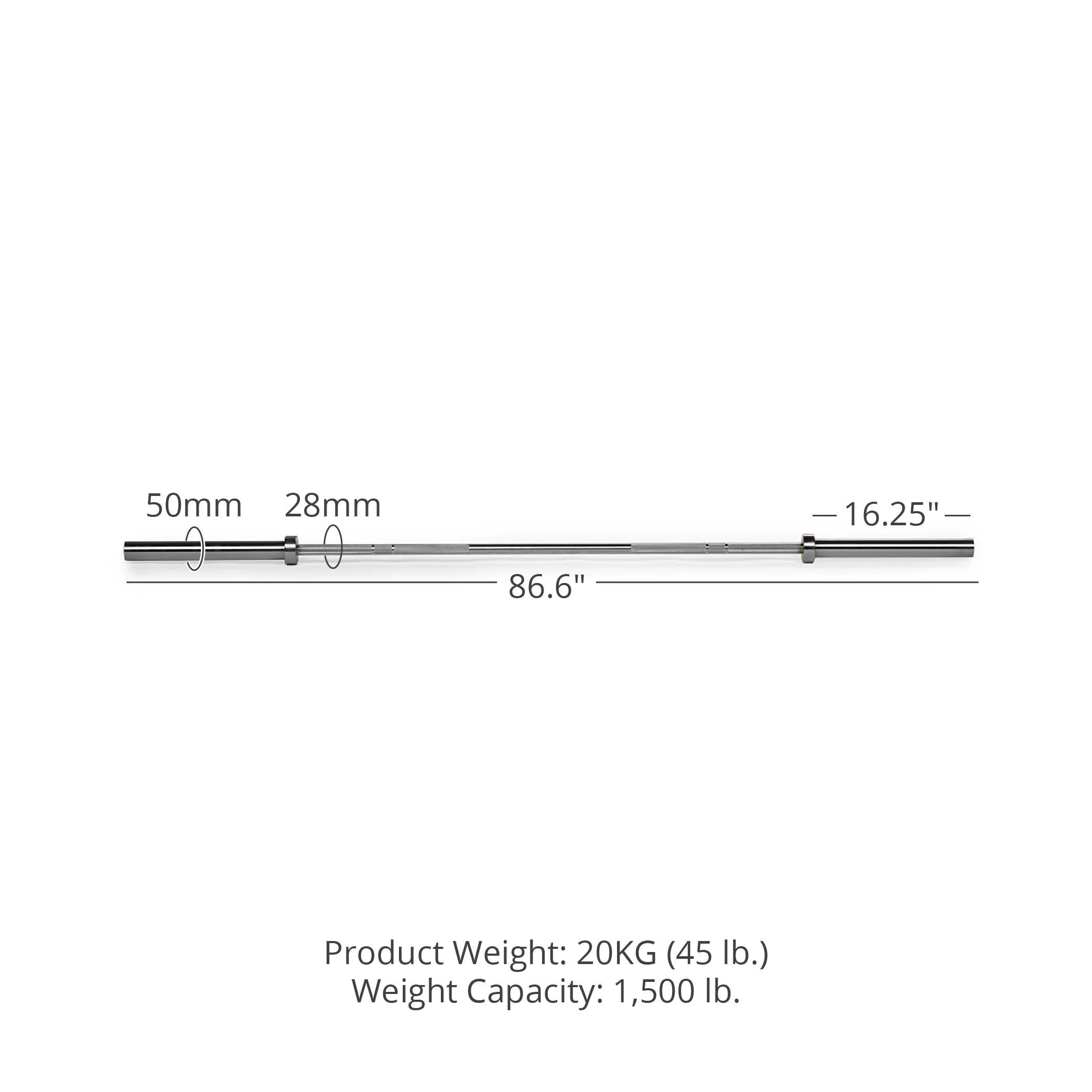 Scratch and Dent, Elite Series Olympic Barbell - Image 11