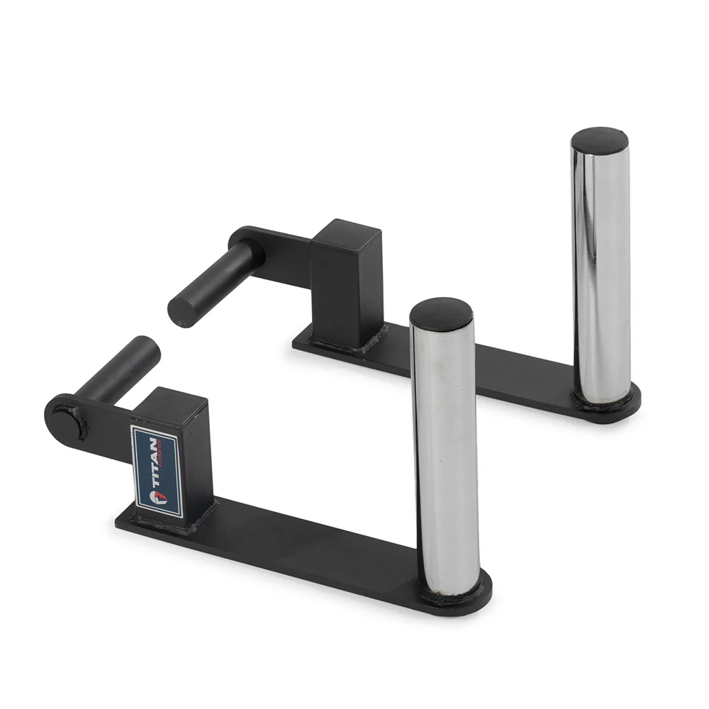 Scratch and Dent, Mini Farmer's Walk Handles with Olympic Weight Posts