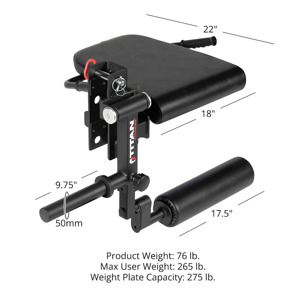 TITAN Series Rack Mounted Leg Curl and Extension - Image 10