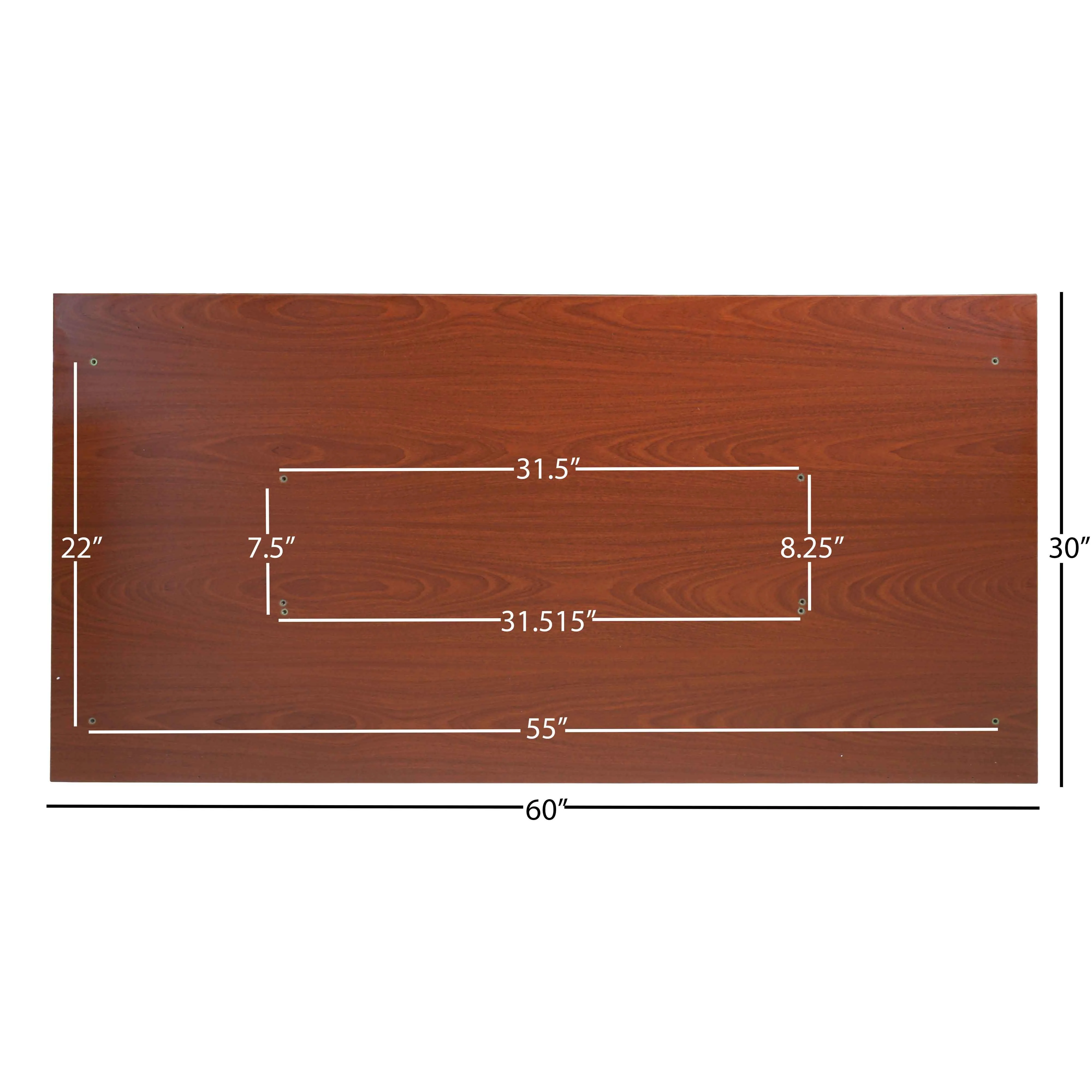 Scratch and Dent, Universal Desk Top - 30" x 60" Wood - Image 2