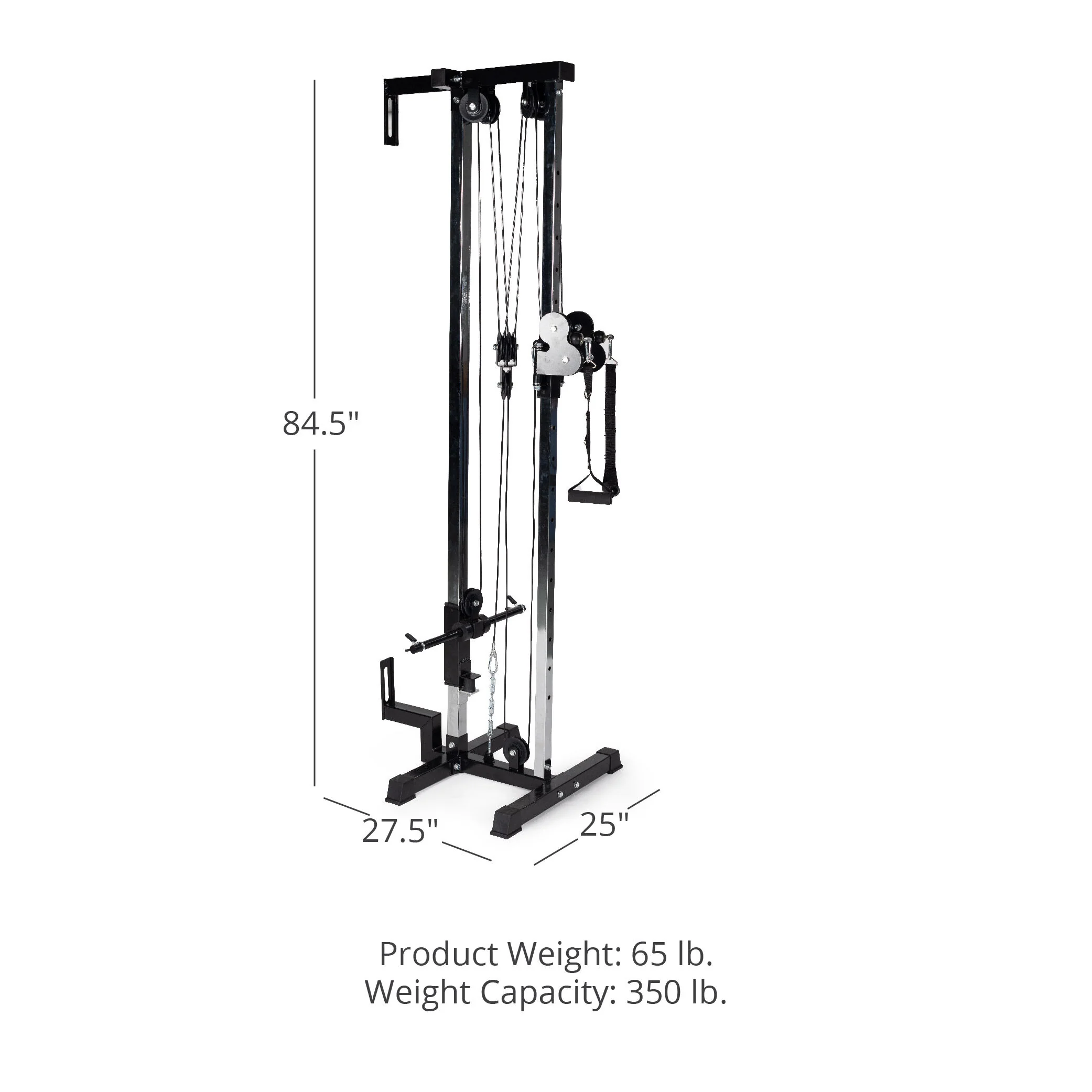 Scratch and Dent - Wall Mounted Pulley Tower – Tall – V3 - FINAL SALE - Image 2