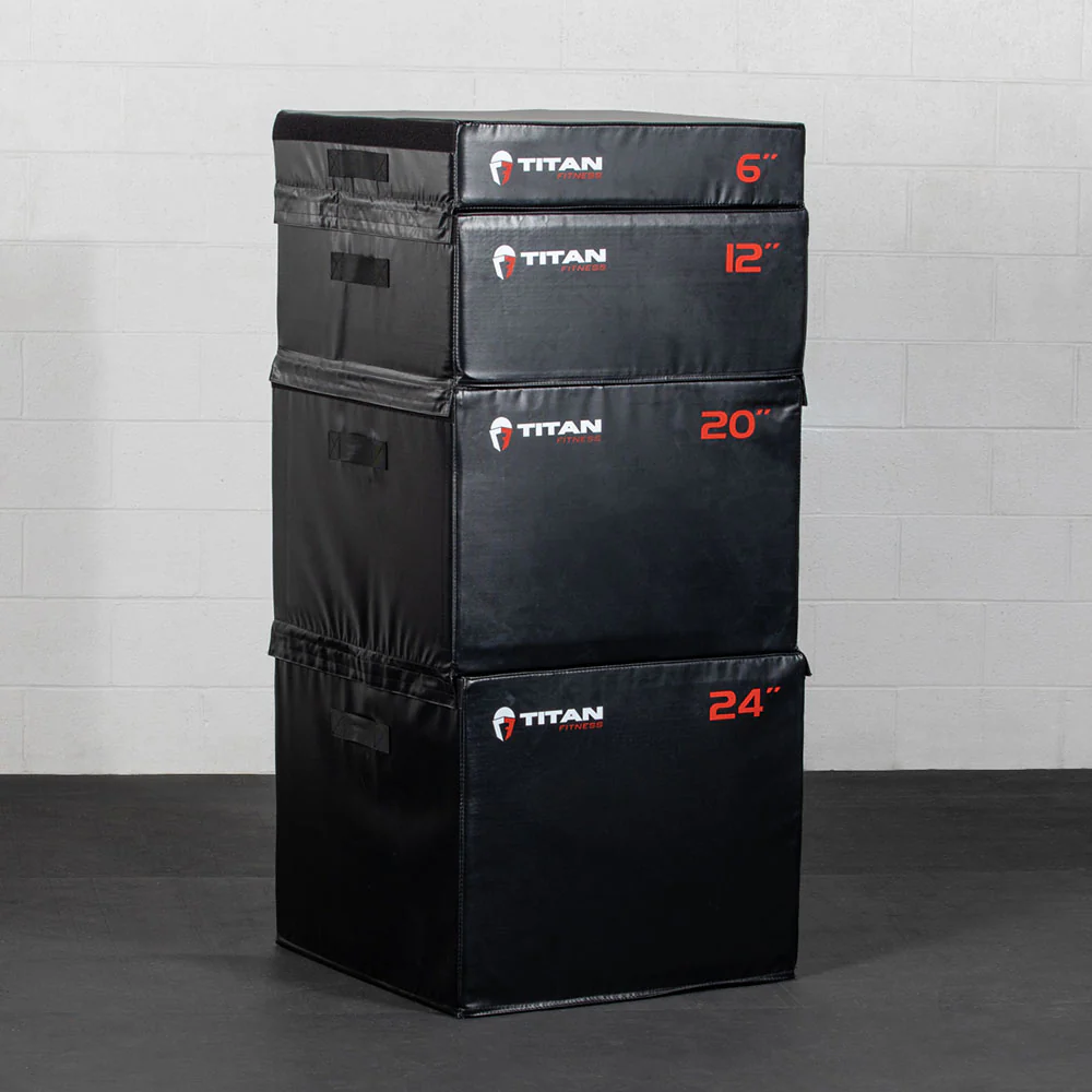 Stackable Soft Foam Plyometric Box Set - Image 2