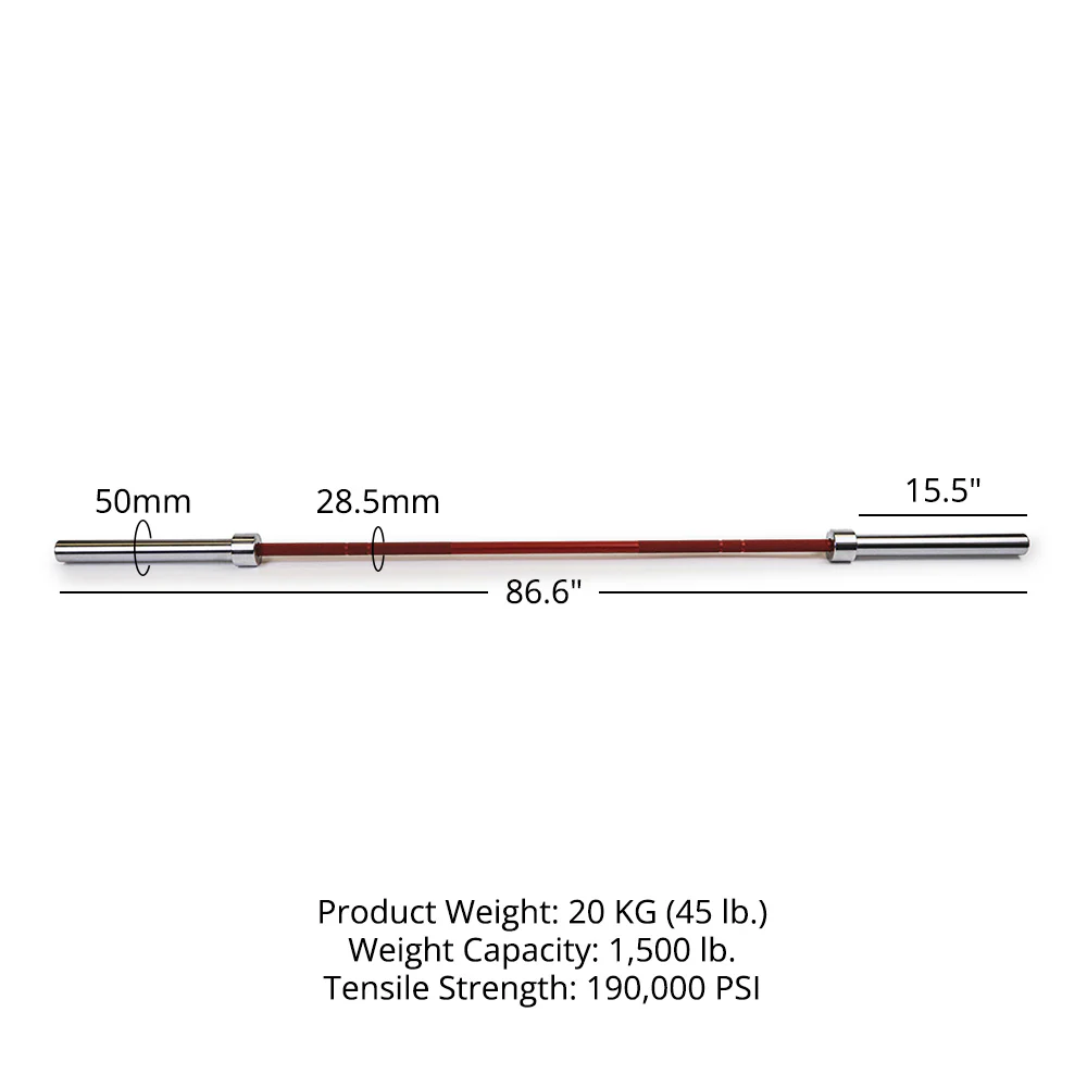 TITAN Series Cerakote Olympic Barbell - Image 24