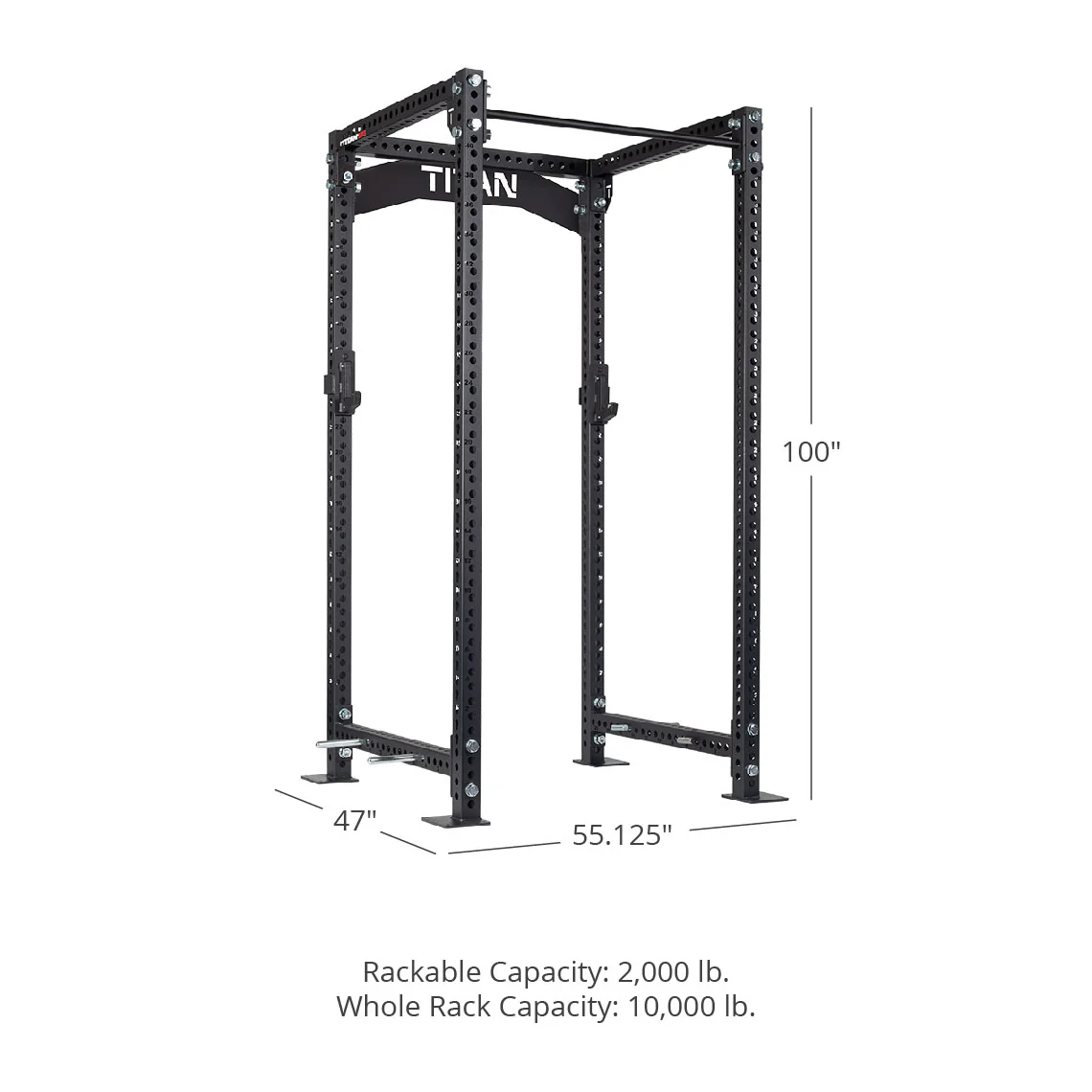 TITAN Series Power Rack 100" 36" - Image 145