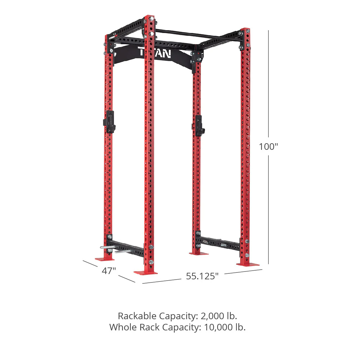 TITAN Series Power Rack 100" 36" - Image 165