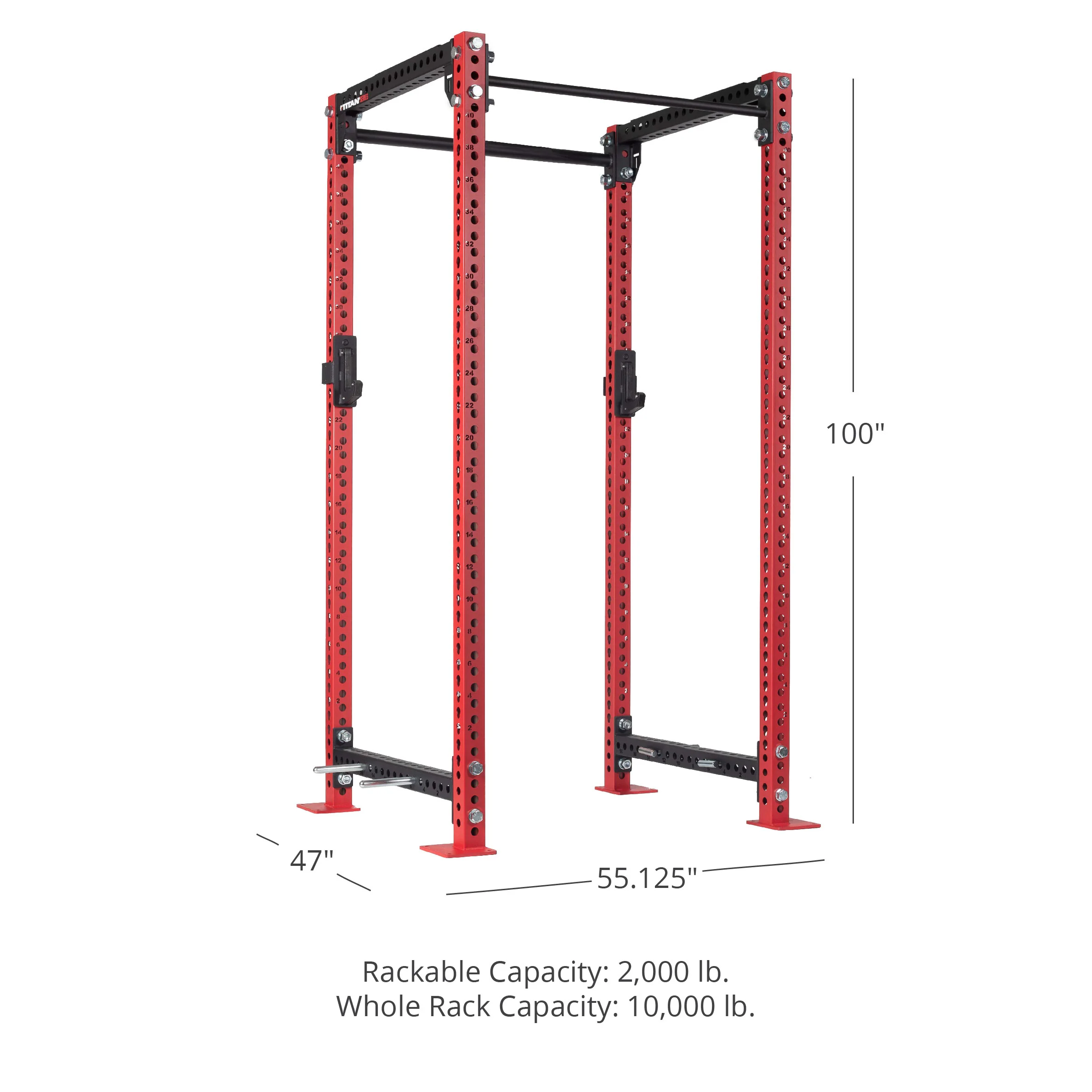 TITAN Series Power Rack 100" 36" - Image 20