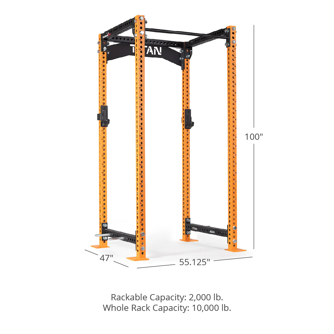 TITAN Series Power Rack 100" 36" - Image 200