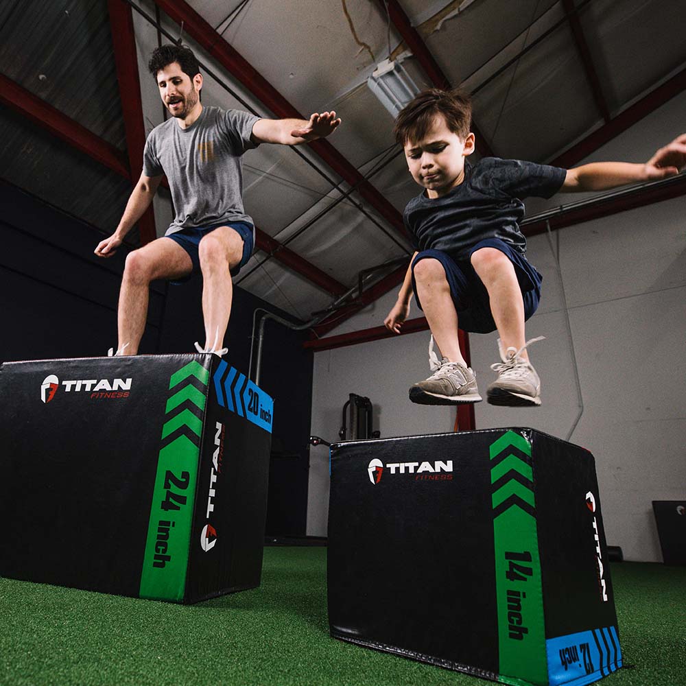 Youth 3-In-1 Heavy Foam Plyo Box – 12" x 14" x 16" - Image 3